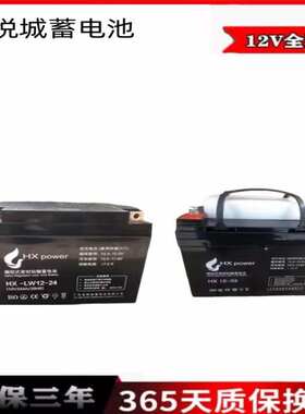 HXpower金悦诚蓄电池HX-33AHX-LW12V17A24A38A40A65AH消防应急EPS