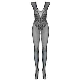 Bodystocking Crotch Lingerie Black Sex0 Erotic Bodysuit Open