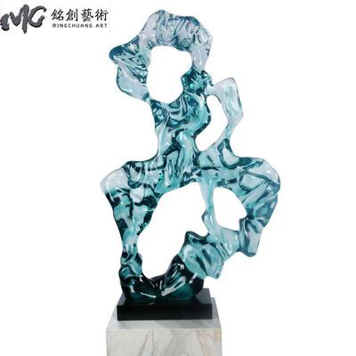 酒大意堂新店中落式太湖石地摆件树脂雕塑艺MC-ST-01术品软装饰创