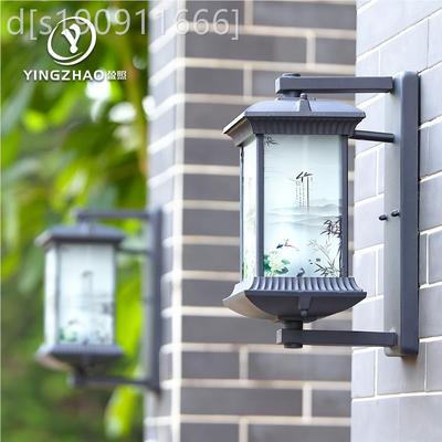 户庭外壁灯防水超大外门口YZ-B7072入户亮阳台灯新中式复古室外院