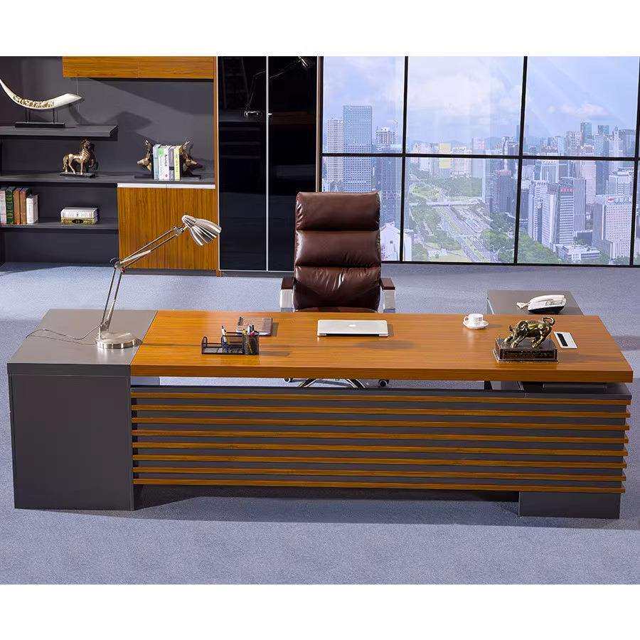 现代大班台简约时尚老板办公桌大班桌经理主管桌厂家直销办公家具