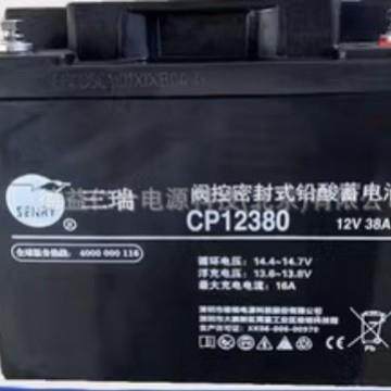 三瑞铅酸蓄电池CP12380免维护12V38AH铅酸蓄电池