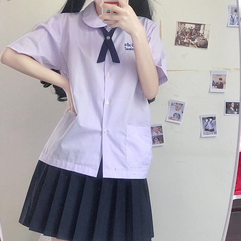 jk领结日韩系十字交叉 泰国校服领花 校园主持人制服