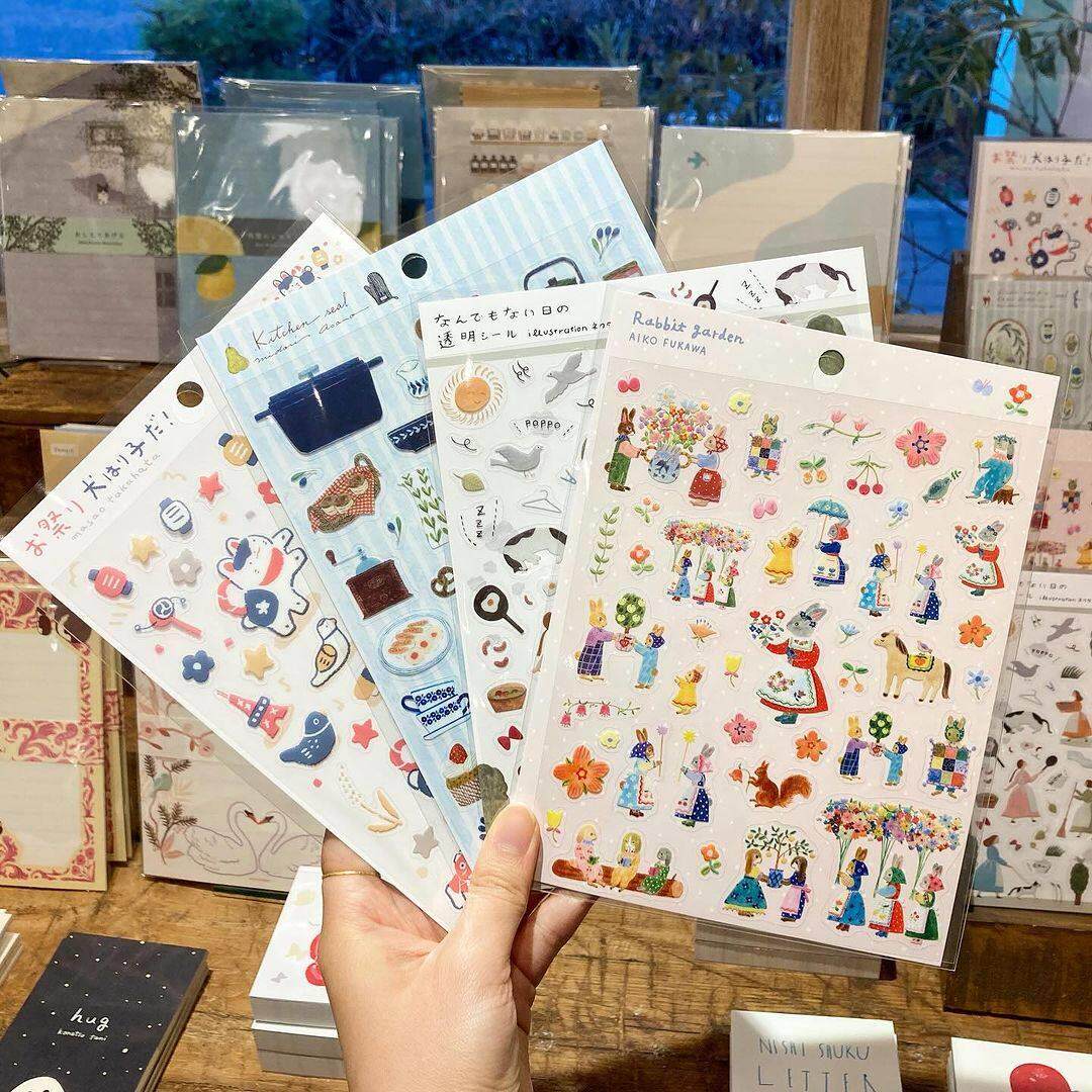 【现货】日本表现社新品设计师透明贴纸 高旗将雄 浅野 布川爱子