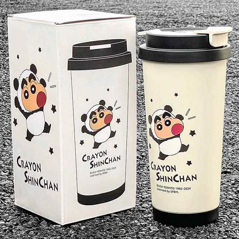 蜡笔小新陶瓷内胆保温杯女生高颜值咖啡随行杯可爱吸管水杯子可携,餐饮具,保冷/保温杯,淘宝优惠券,粉丝福利购,淘宝优惠卷