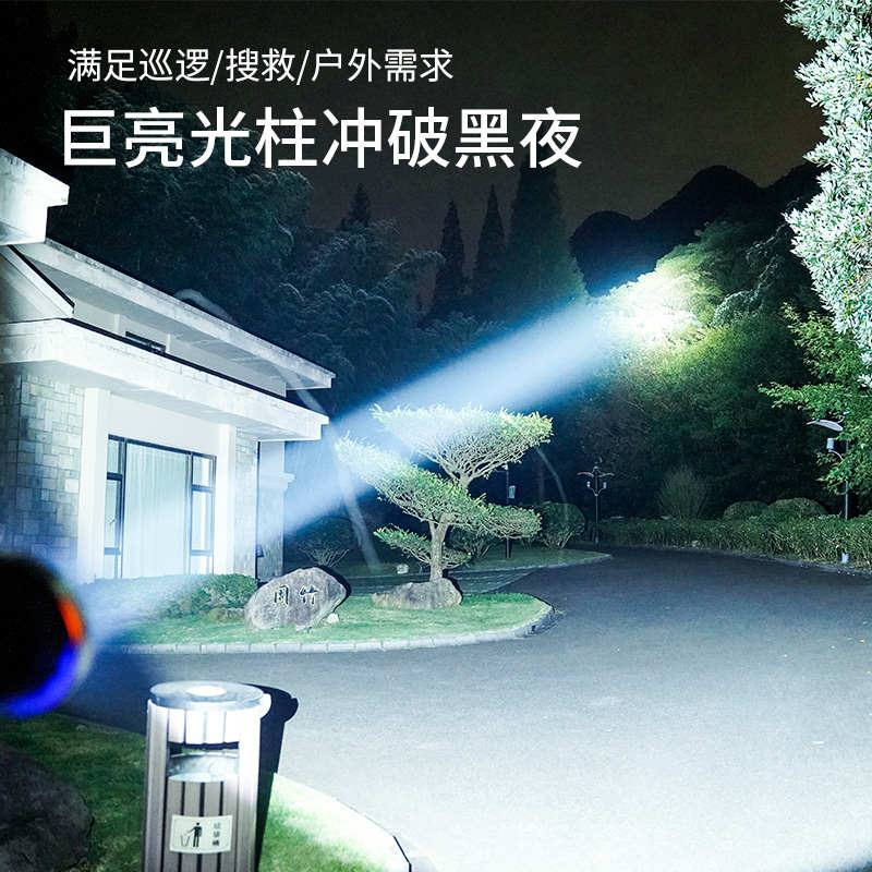 LED强光头灯超亮可充电头戴式手电筒夜钓鱼家用照明远射工作矿灯