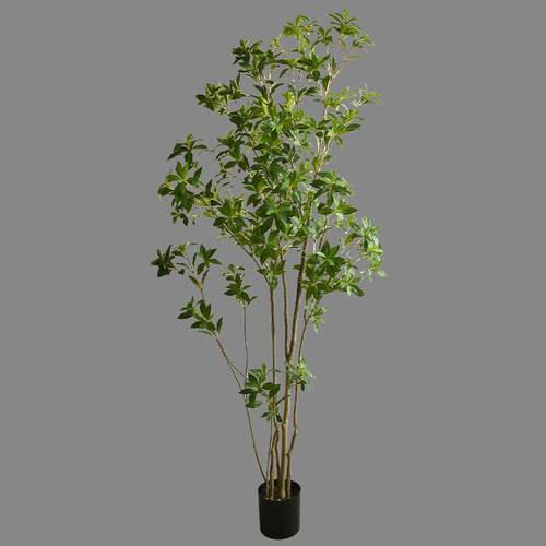 造景陈设仿真大堂木假绿酒店客厅摆件醉装饰落地植仿真植绿树马