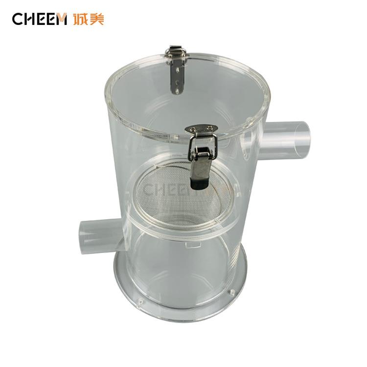 亚克力气过滤圆透明圆桶仪器管设备机械配件12空气净化透器高体光