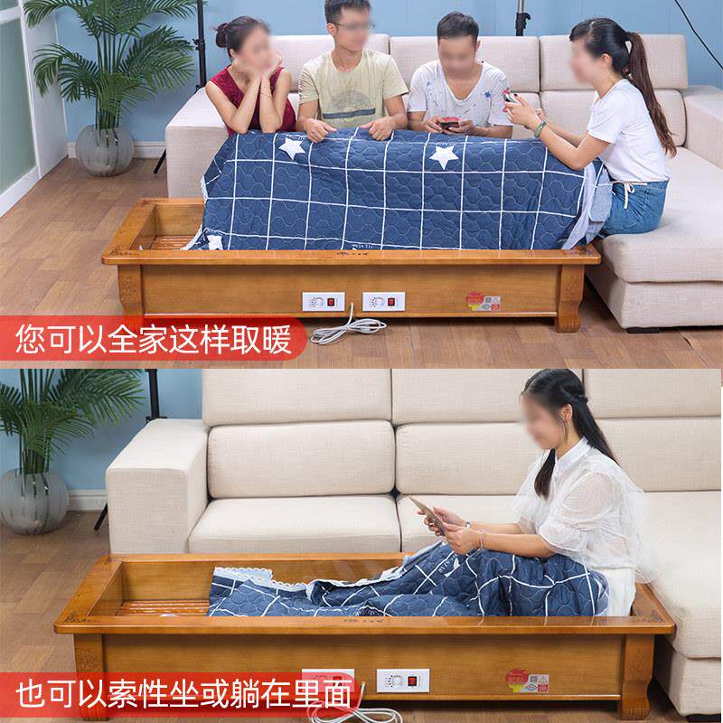 实取暖器家用烤火炉省电火桶木火箱节能室972内火烤器烘脚暖脚烤