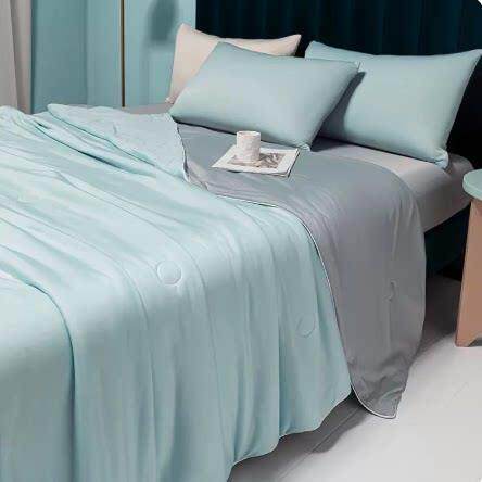 A类母婴级抗菌空调被夏季凉感冰丝夏凉被芯可机洗单双人薄款被子