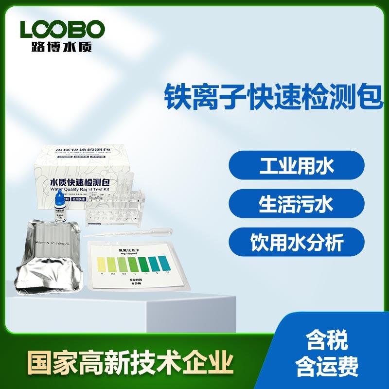 铁离子快速检测包 游泳Fe含量水质检测比色卡 铁离子检测试剂盒