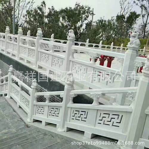 厂家直销大桥石护栏石栏杆景区桥梁河道安全护栏别墅阳台石围栏