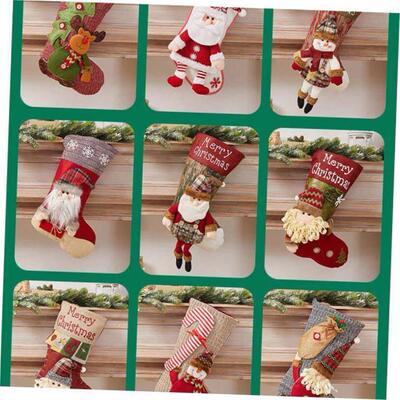Christmas stockings Christmas Eve presents goody bag pendant