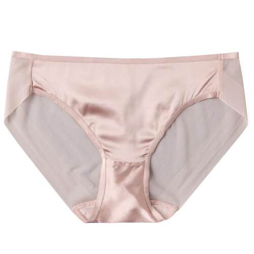 Mid waist triangular underwear for women, naturally