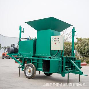 全自动黄储秸秆压缩打包机工作视频干秸秆稻草压缩打包机现货