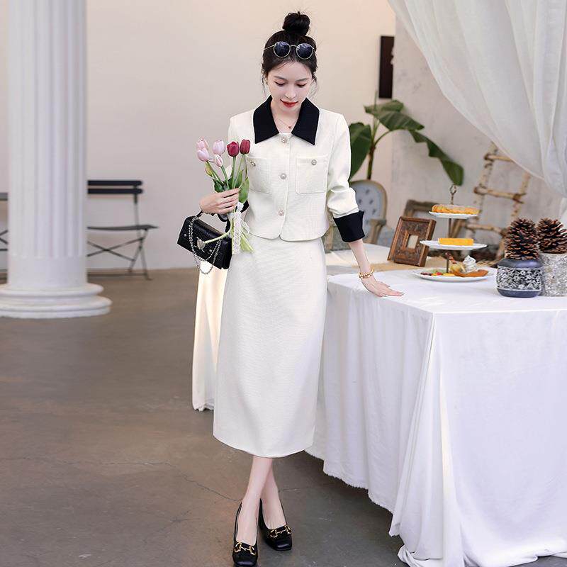香风套裙套搭配ZHUOA266女装春装女减龄盐系设计感上衣两成件装套