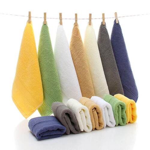 free shipping 35*35cm cotton Face Towel washcloth 小方毛巾