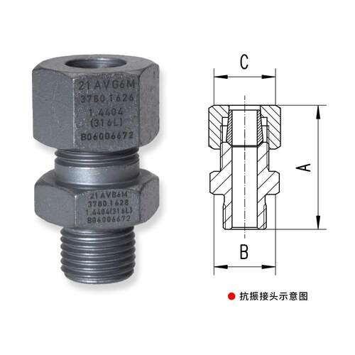 MAXIMATOR 麦格思维特 22,500psi抗振接头 适用管路机械振动冲击