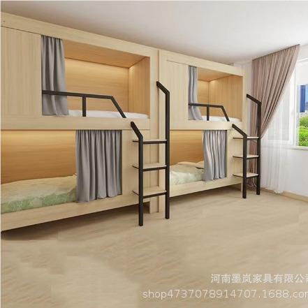 学生宿舍太空培舱上下床训研宿TKC-0091舍上下铺考青旅民宿电双竞