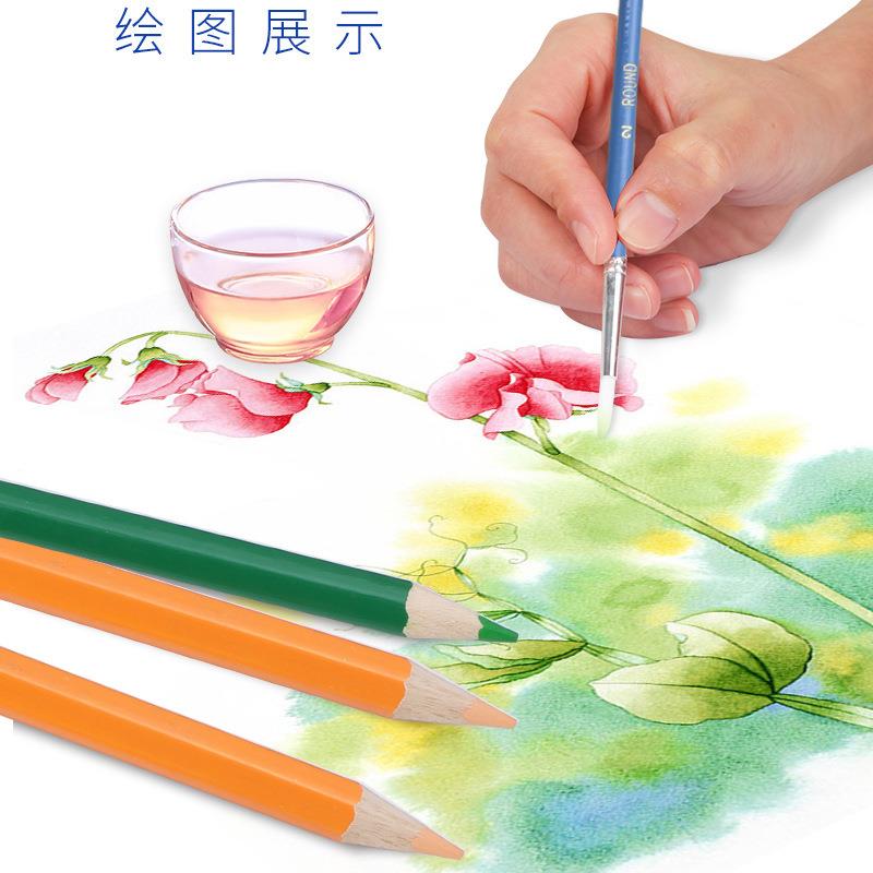 彩铅72色水溶性卷笔帘套装手绘画彩色铅笔亚马逊爆款跨境