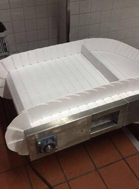 厂家供应爬坡网带输送机模块网输送带转弯机食品包装输送带