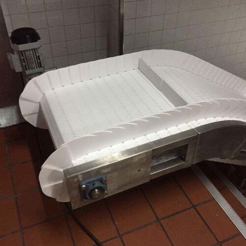 厂家供应爬坡网带输送机模块网输送带转弯机食品包装输送带