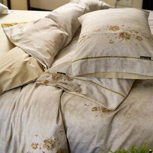 复古100支长绒棉纯棉四件套轻奢高端全棉被套床单款 春和景明 法式