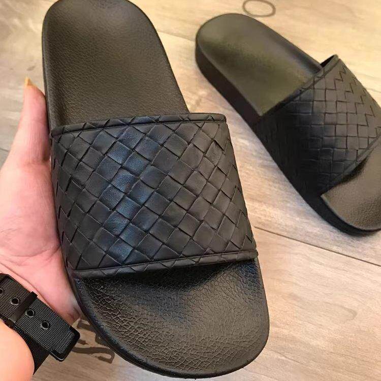 欧洲站一字拖鞋男女夏季新款一休闲外穿防滑拖鞋情侣软底沙滩凉拖