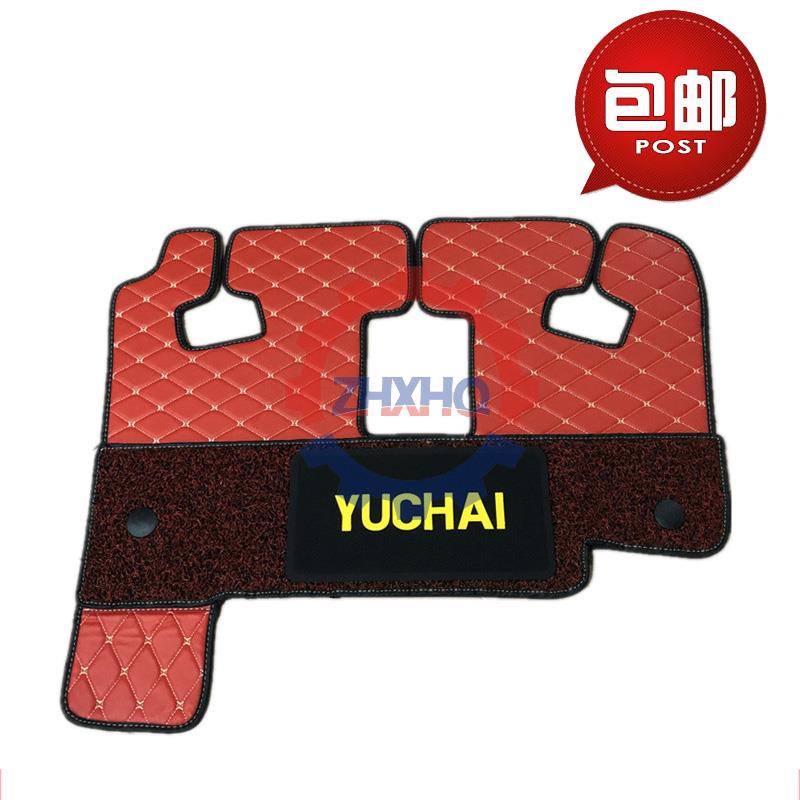 挖掘机配件玉柴YC60 85 135-6-7-8驾驶室地板胶优质防滑耐磨脚垫