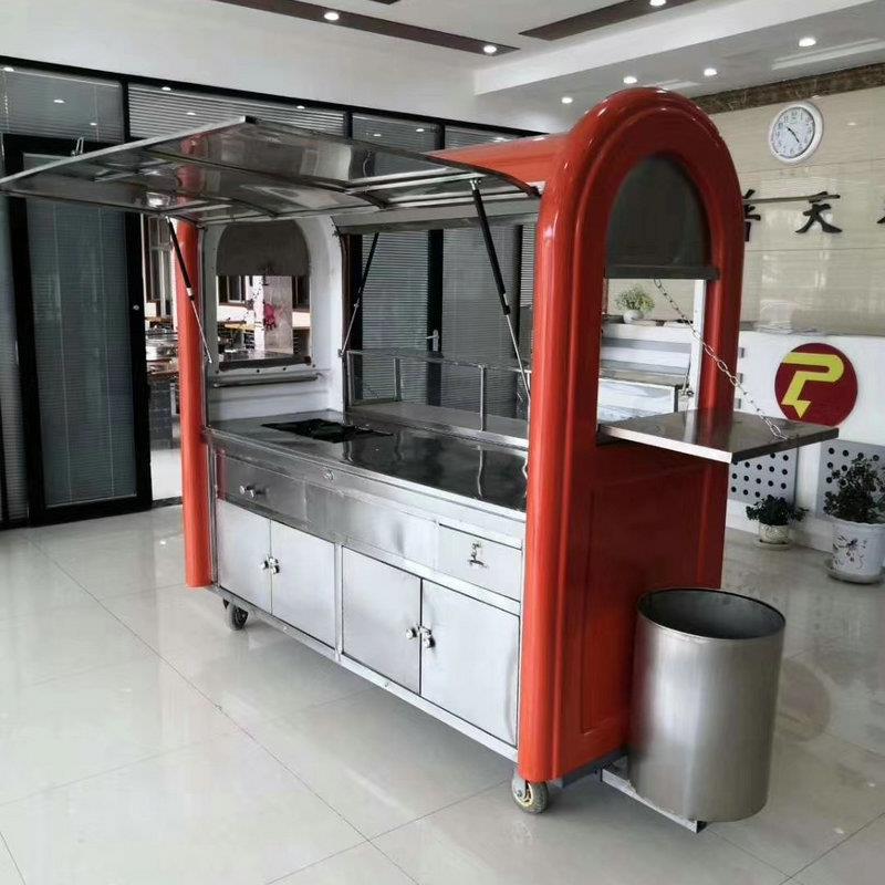 小吃车多功能餐车移动摆摊车熟食凉菜夜市售货车商用早餐移动餐车