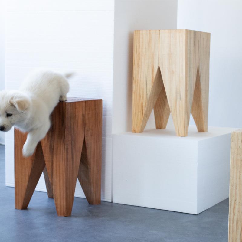 实木木墩子原木树桩木桩茶几日式矮凳子树墩木敦民宿客栈摆件