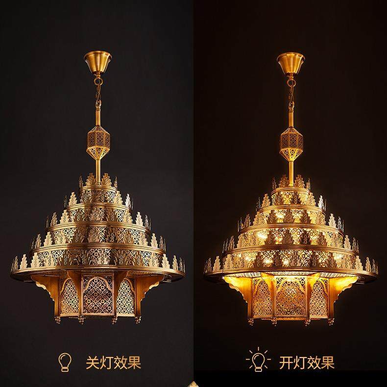 非标设计各类泰式灯具东南亚风格禅意中国风酒店别墅设计吊灯