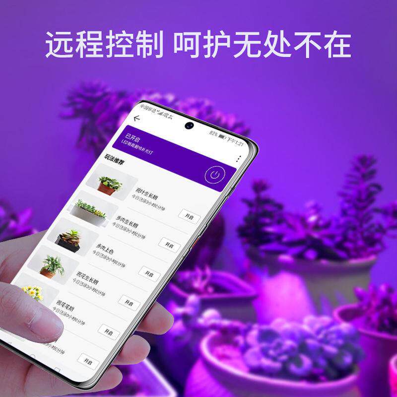 大全光仿谱蔬菜多肉花QBO水棚草菊花育苗花卉物植物生长补光灯阳