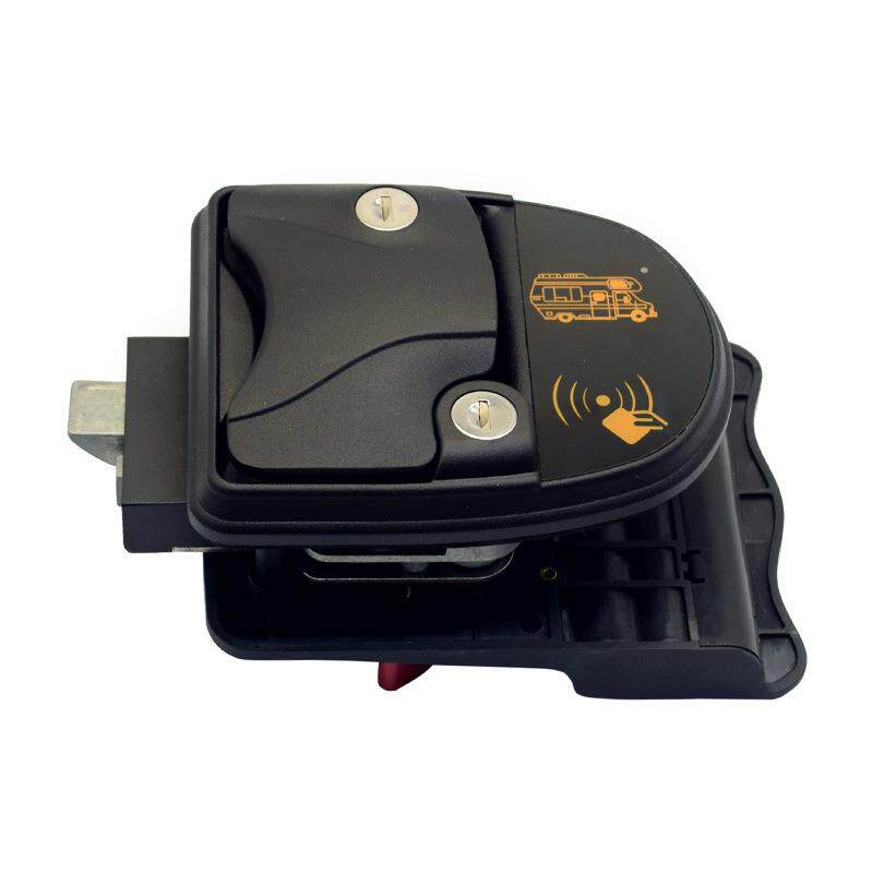 汽车拖挂房车刷卡IC卡感应遥控房车锁 客车通用改装电子防盗门锁