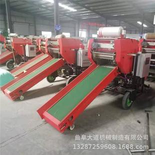 玉米秸包膜机频打捆包膜YK5552机价格玉米包膜机秆青储视包膜设备