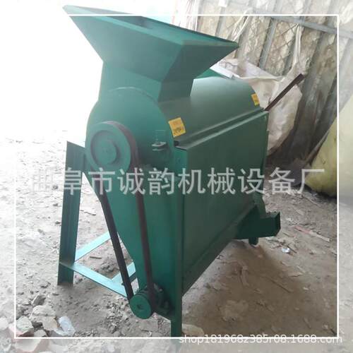废菌袋分离机 木耳平菇香菇废菌棒羊肚菌菌种破碎平抛型高抛远程