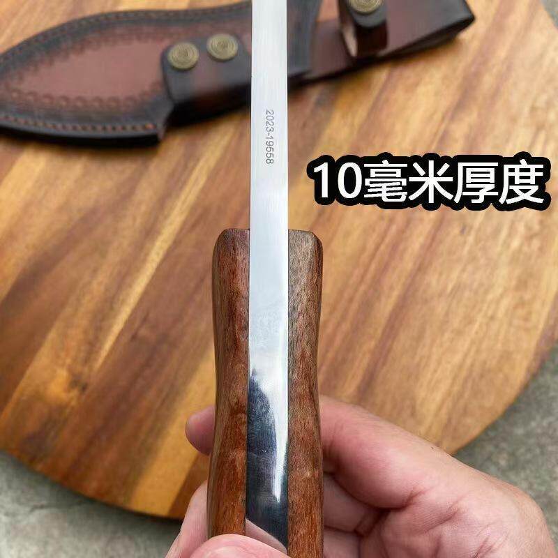 手工锻打加厚刀具家用加重砍骨剁骨刀斩切刀农用户外劈柴刀砍