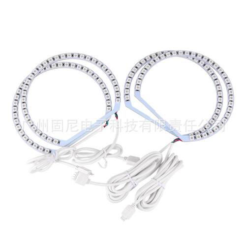E36 E38 E39 E46 M3 大功率RGB七彩爆闪LED天使眼 131MM 33LED