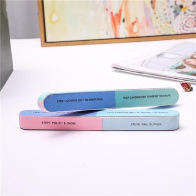 Six-sided matte nail file strip, nail buffer, nail shaping t