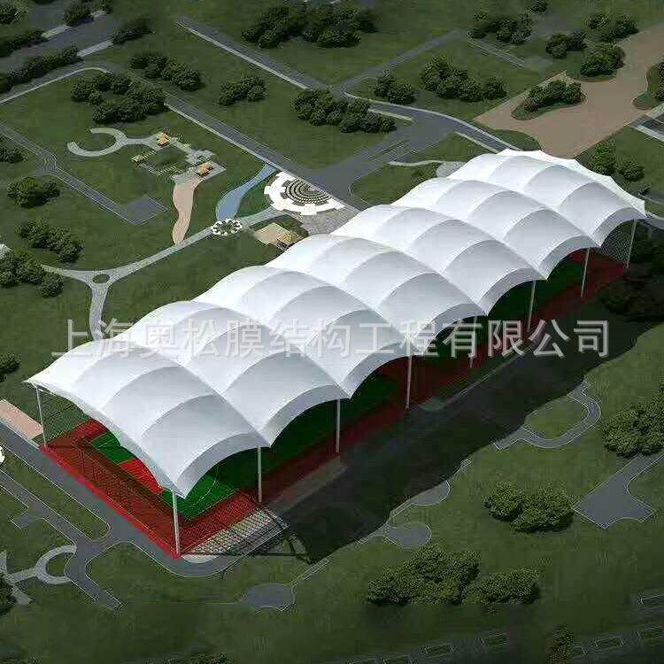 长期主席台膜结构看台蓬户外遮阳膜结构体育场膜结构棚