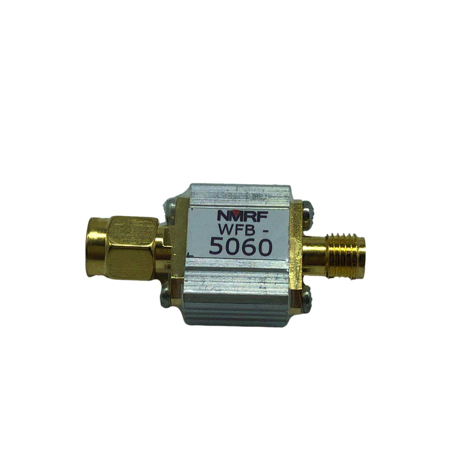 5.8G(5000-6000MHz)UWB无线系统专用 宽带带通滤波器。SMA接口
