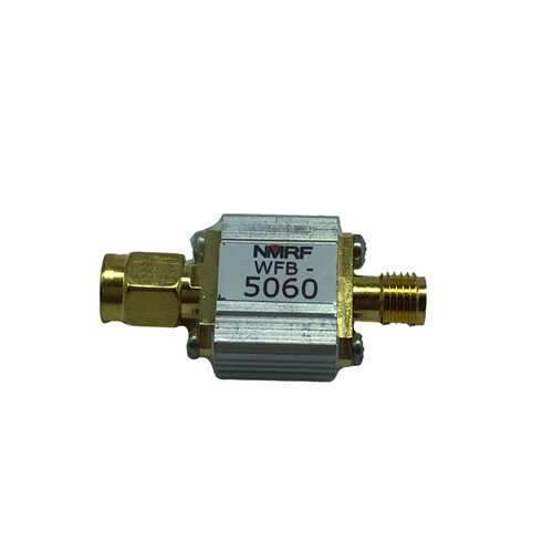 5.8G(5000-6000MHz)UWB无线系统专用 宽带带通滤波器。SMA接口