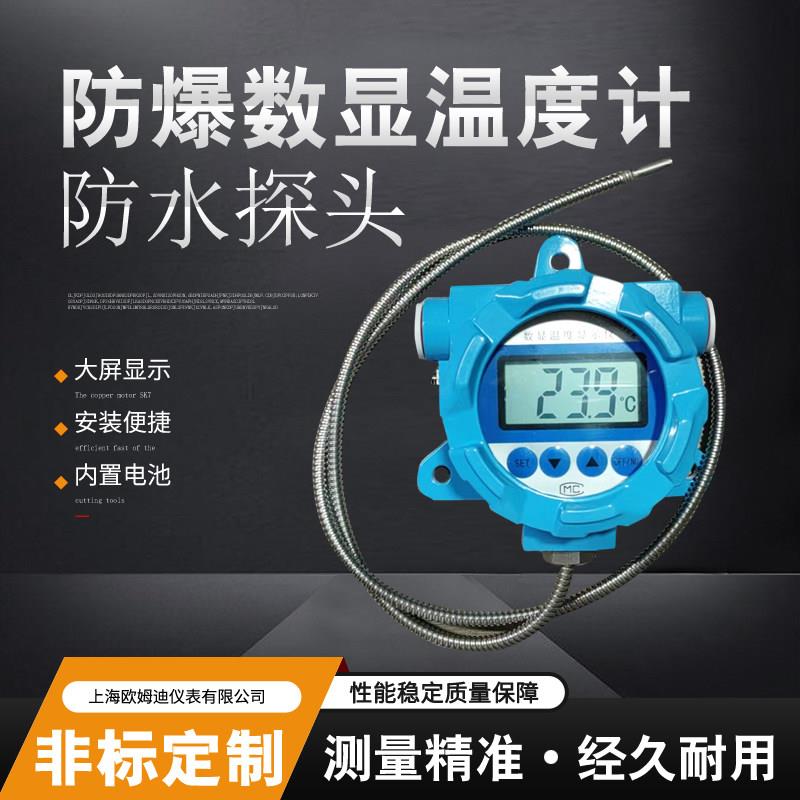 隔爆型数字温度表化工厂反应釜测温表就地显示防爆数字温度仪