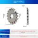 高速钢齿条铣刀白钢M1.5多排齿条滚刀铣刀成齿刀20°组合齿条