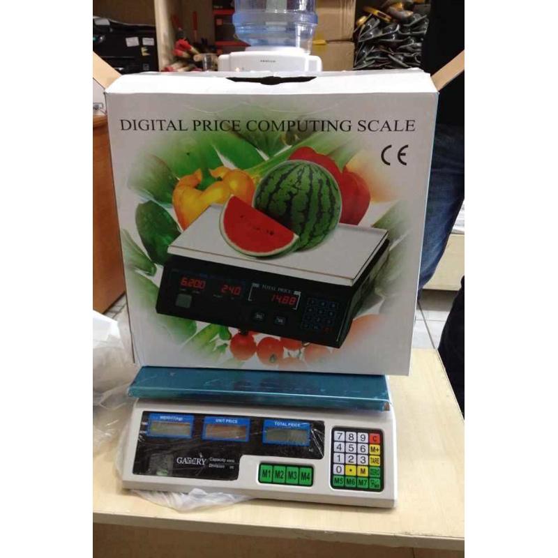 出口外贸带立臂电子台秤西瓜水果称30/40kg计价秤