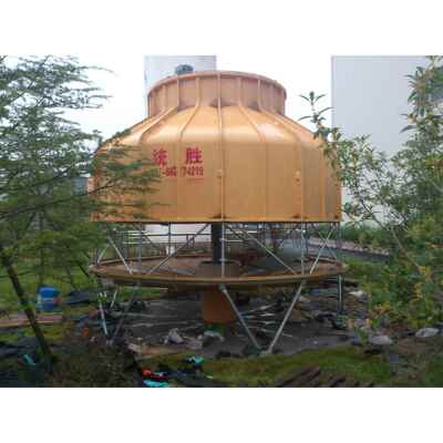 销售供应水塔10吨玻璃钢水塔15T吨工业冷却水塔SCT-10T圆形逆流式