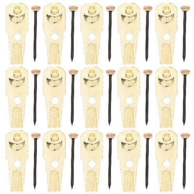 30 Sets German Hooks Copper Nails for Hanging Pictures