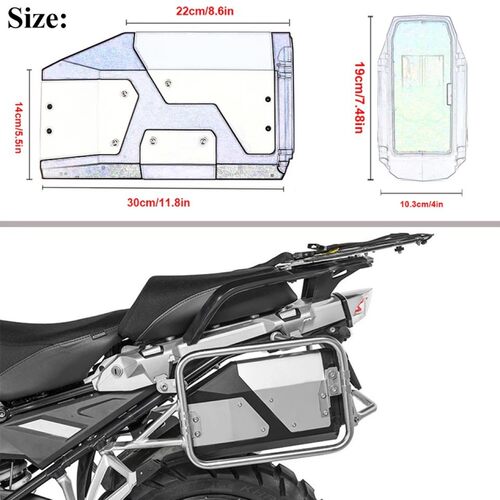 摩托车工具箱边箱储物箱R1250GS R1200GS LC ADV F850GS F750GS