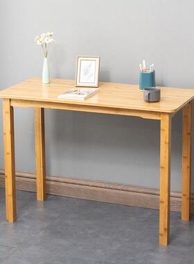 6RMPM简约书桌桌楠竹电办脑台式家用写台长方形实字木公长条桌学