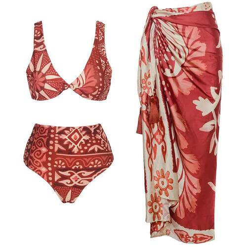 Swimsuit Women's Split Bikini Set Printed Swimsuit Set
